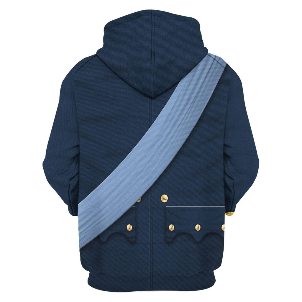 Oodiegang Louis XV of France In 1763 Uniform All Over Print Hoodie Sweatshirt T-Shirt Tracksuit - Oodiegang.com