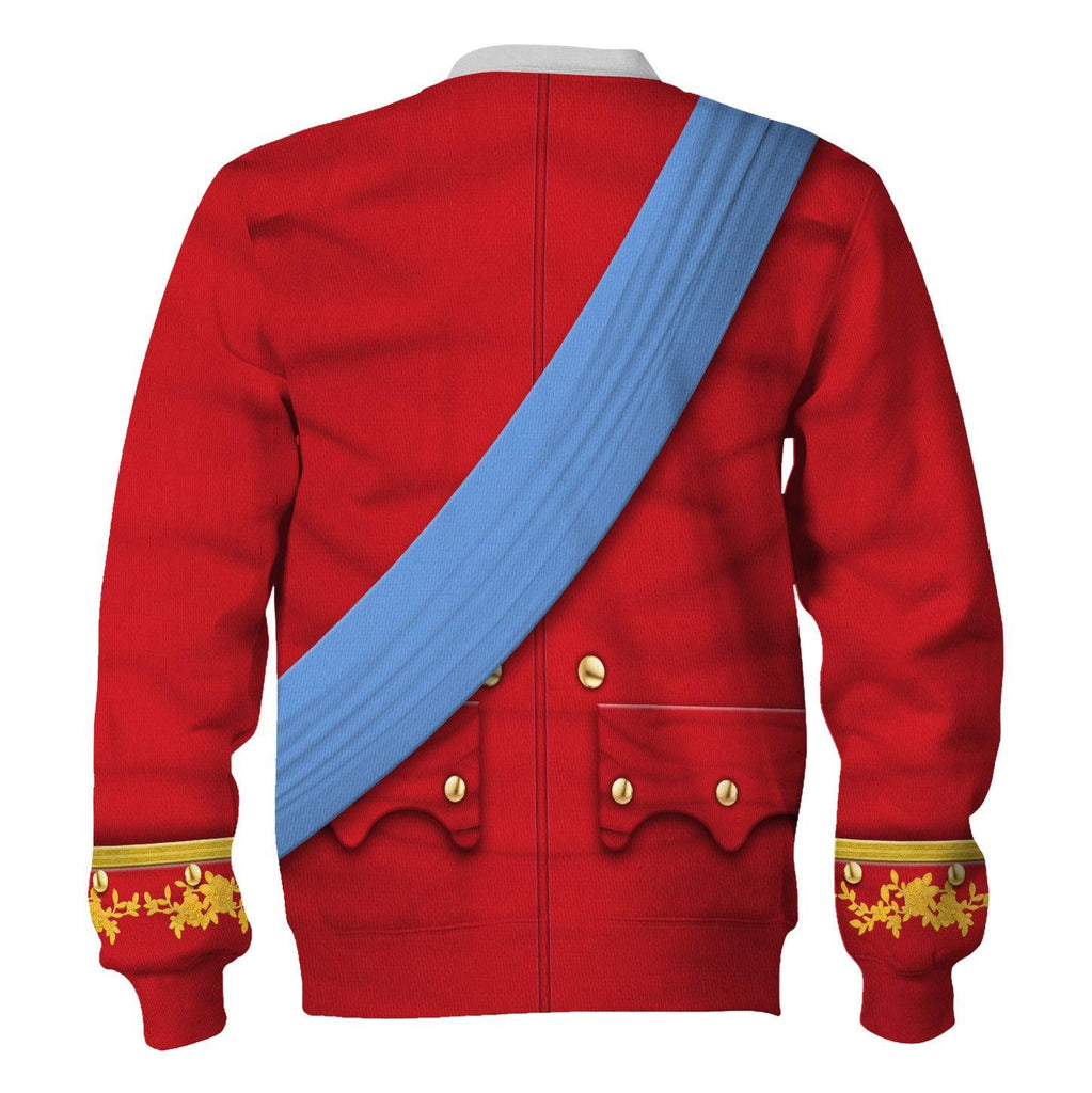 Oodiegang Louis XV of France Uniform All Over Print Hoodie Sweatshirt T-Shirt Tracksuit - Oodiegang.com