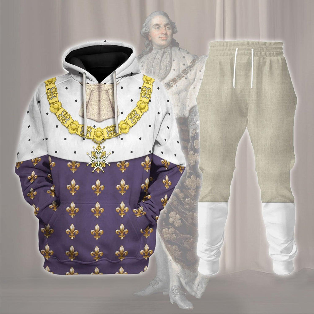 OodieGang Louis XVI King Of France Costume Hoodie Sweatshirt T-Shirt Tracksuit - OodieGang.com