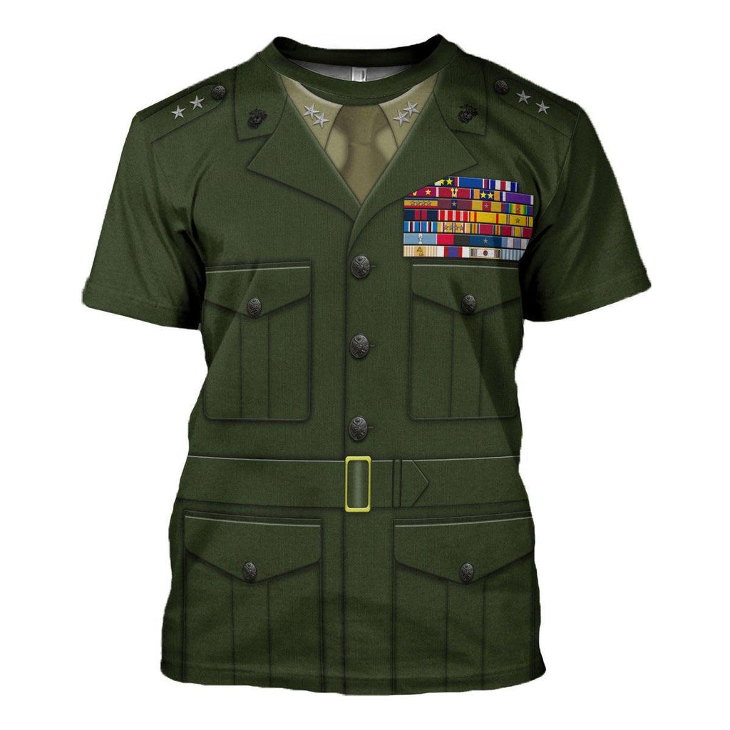 OodieGang Lt. General Lewis B. Chesty Puller Costume Hoodie Sweatshirt T-Shirt Tracksuit - OodieGang.com