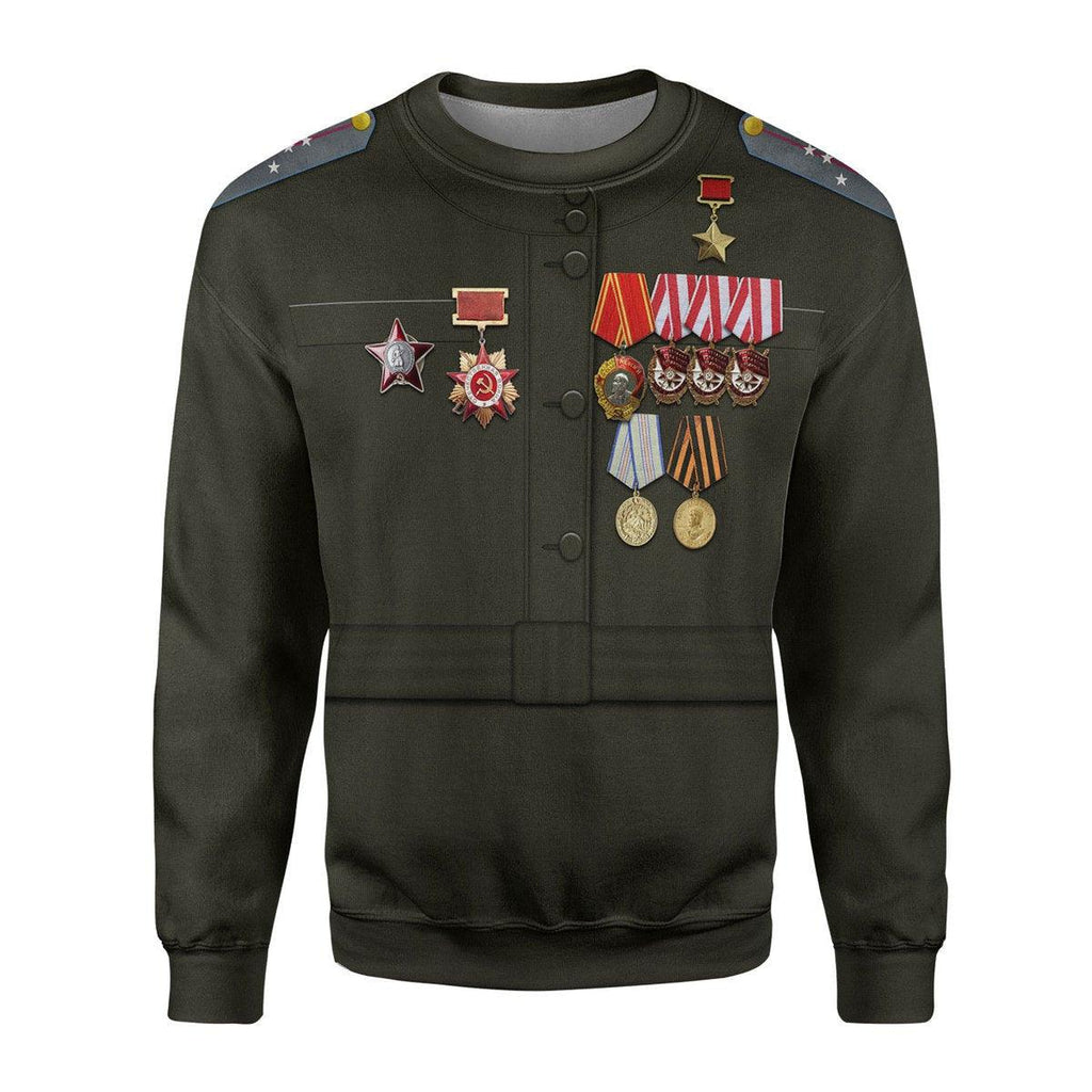 OodieGang Lydia Litvyak WWII Fighter Pilot Costume Hoodie Sweatshirt T-Shirt Tracksuit - OodieGang.com