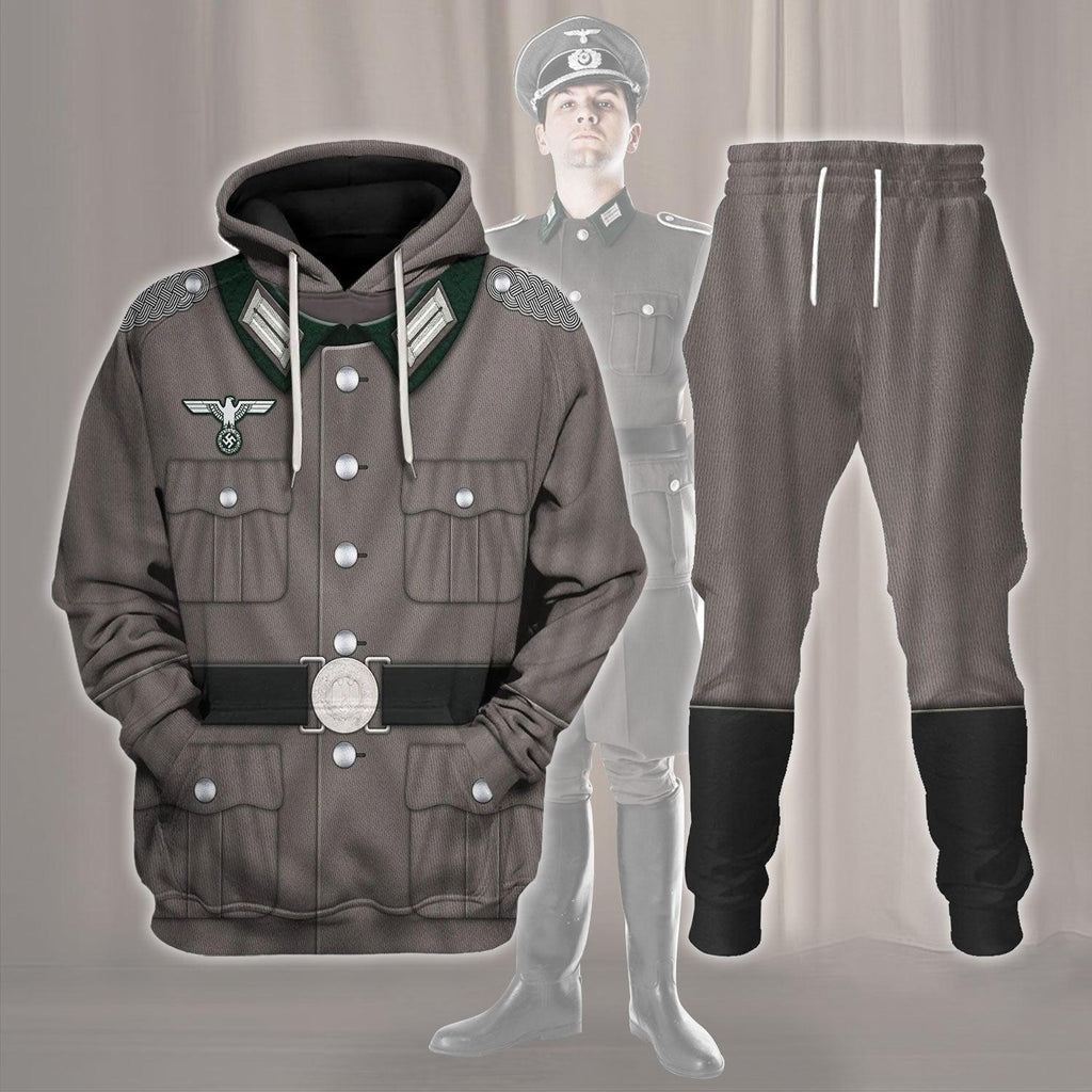 OodieGang M40 Tunic German Army Heer World War II Costume Hoodie Sweatshirt T-Shirt Tracksuit - OodieGang.com