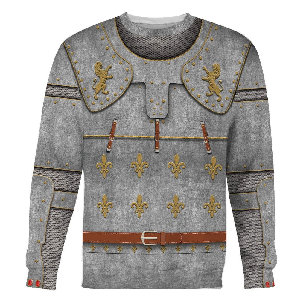 OodieGang Medieval Suit of Armor Costume Hoodie Sweatshirt T-Shirt Tracksuit - OodieGang.com