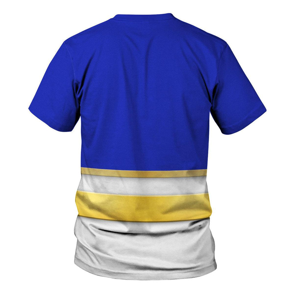 OodieGang Megaforce Blue Ranger Hoodies Sweatshirt T-shirt Hawaiian Sweatpants - OodieGang.com