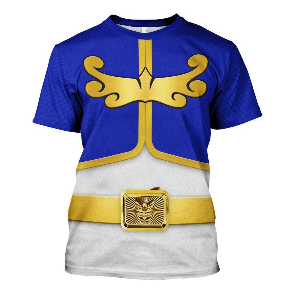 OodieGang Megaforce Blue Ranger Hoodies Sweatshirt T-shirt Hawaiian Sweatpants - OodieGang.com