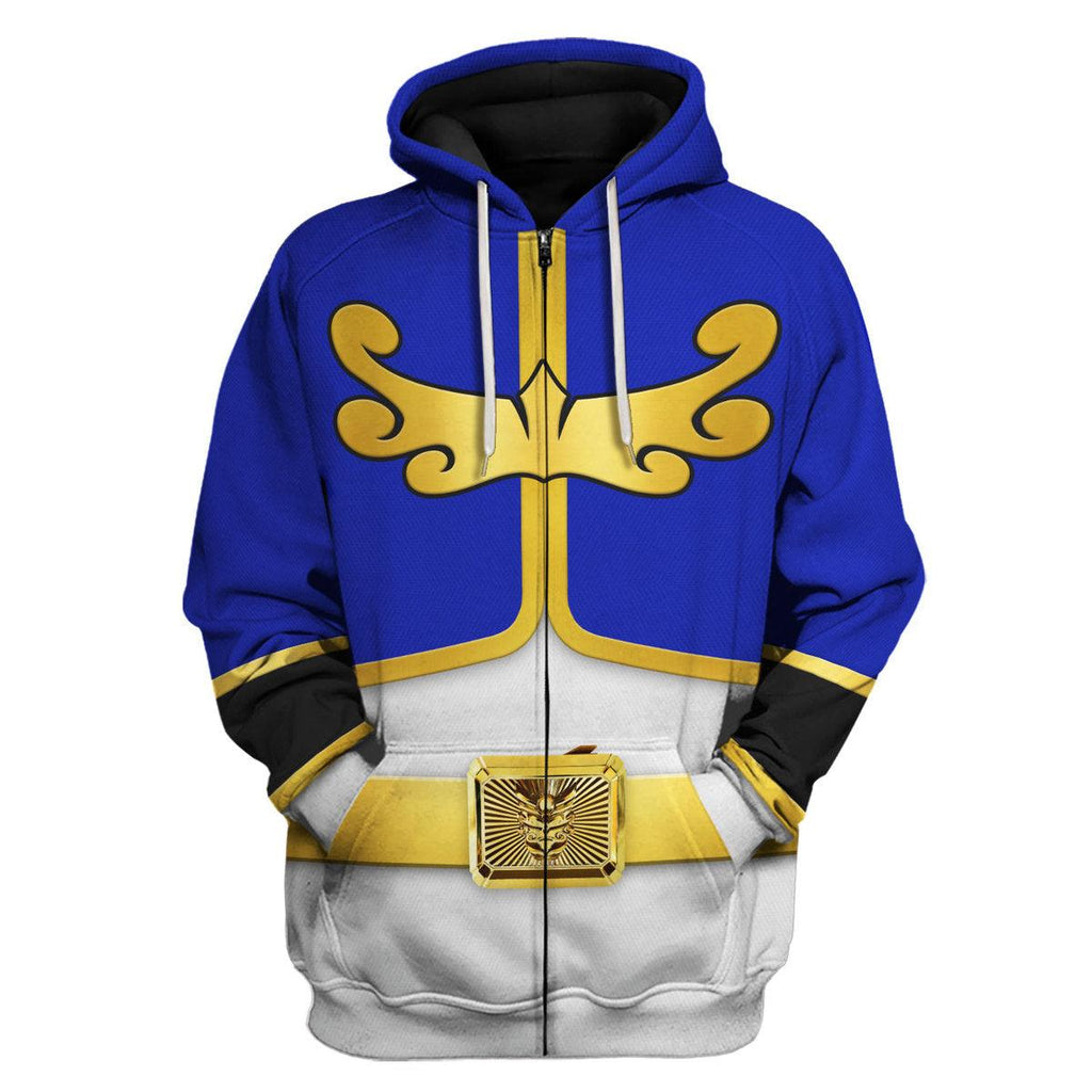 OodieGang Megaforce Blue Ranger Hoodies Sweatshirt T-shirt Hawaiian Sweatpants - OodieGang.com