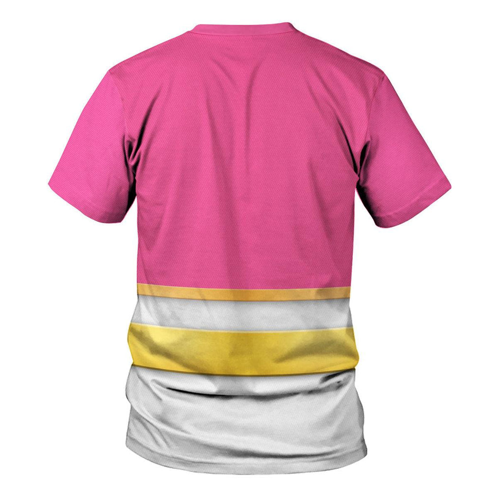 OodieGang Megaforce Pink Ranger Hoodies Sweatshirt T-shirt Hawaiian Sweatpants - OodieGang.com