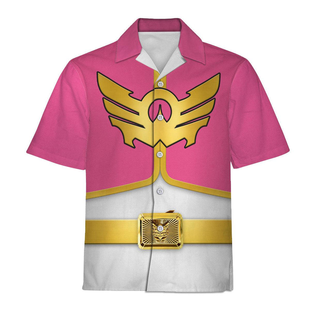 OodieGang Megaforce Pink Ranger Hoodies Sweatshirt T-shirt Hawaiian Sweatpants - OodieGang.com