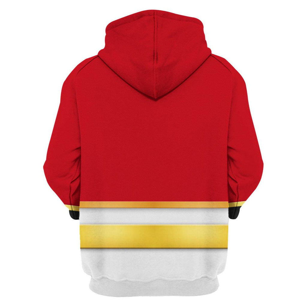 OodieGang Megaforce Red Ranger Hoodies Sweatshirt T-shirt Hawaiian Sweatpants - OodieGang.com