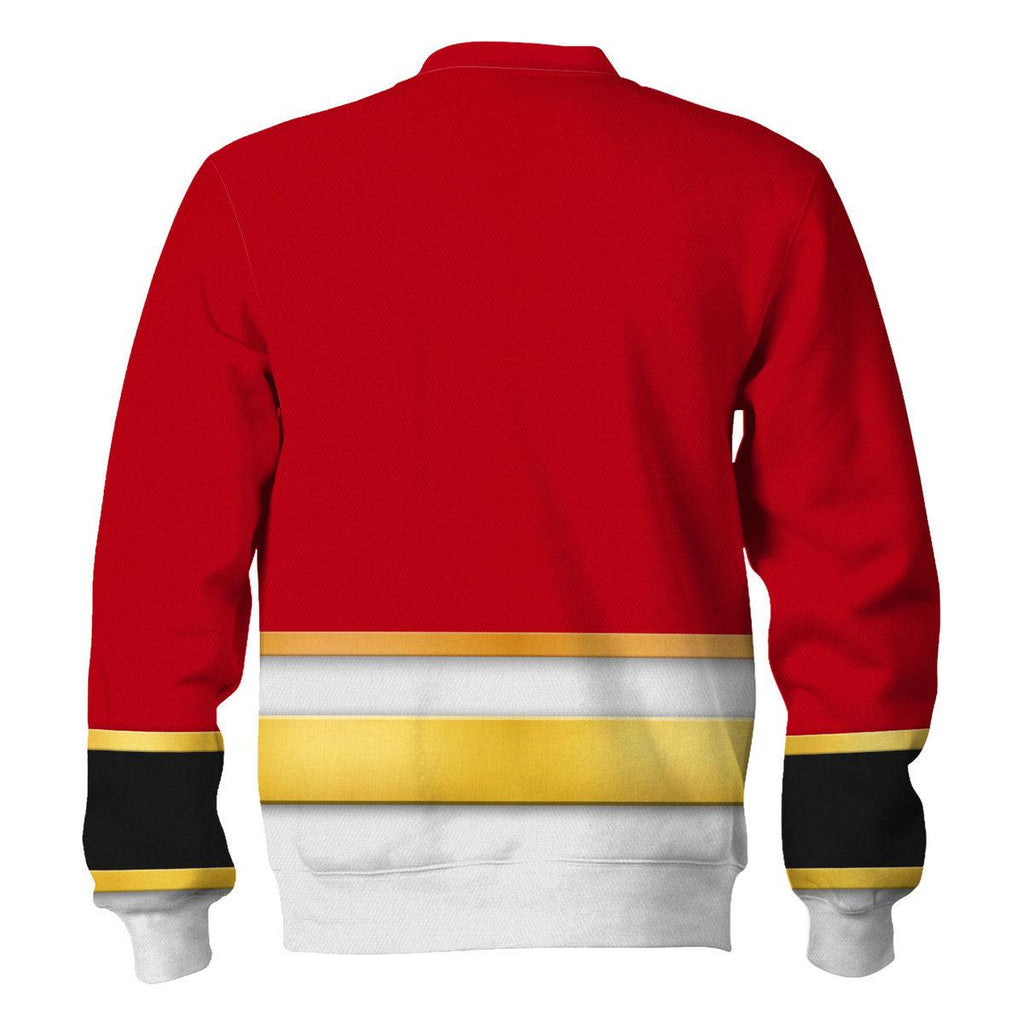 OodieGang Megaforce Red Ranger Hoodies Sweatshirt T-shirt Hawaiian Sweatpants - OodieGang.com