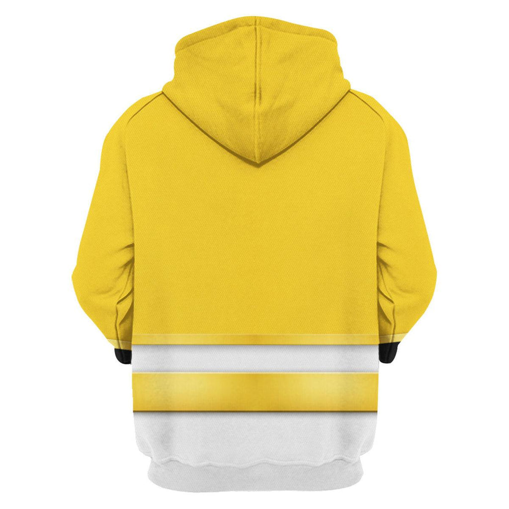 OodieGang Megaforce Yellow Ranger Hoodies Sweatshirt T-shirt Hawaiian Sweatpants - OodieGang.com