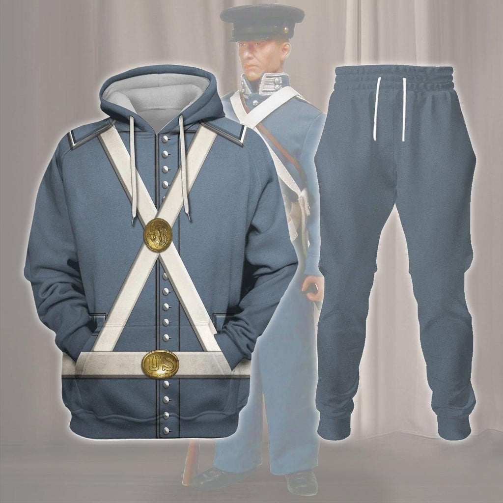 OodieGang Mexican War US Army Costume Hoodie Sweatshirt T-Shirt Tracksuit - OodieGang.com