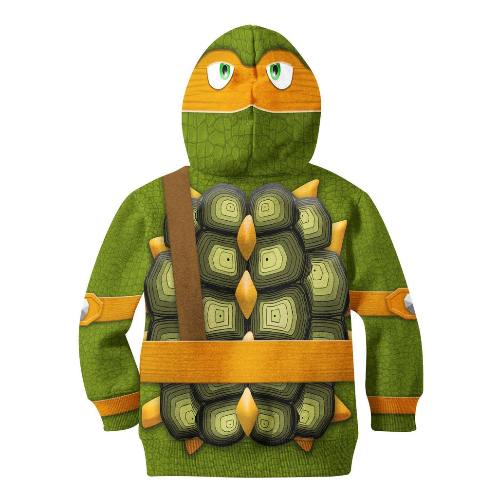 OodieGang Michelangelo Costume Cosplay Kid Hoodie Sweatshirt T-Shirt - OodieGang.com