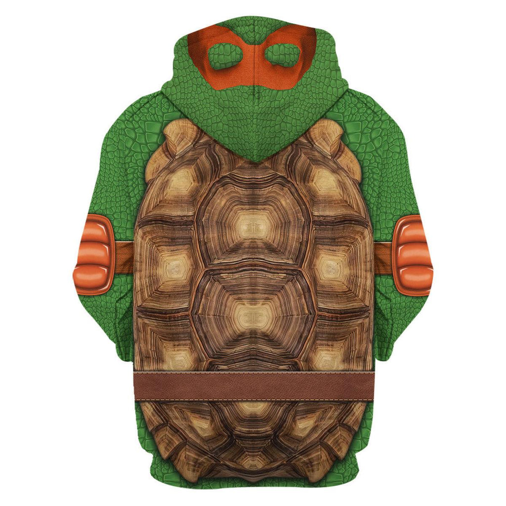 OodieGang Michelangelo Ninja Turtles Costume Hoodie Sweatshirt T-Shirt ZipHoodie Sweatpants - OodieGang.com