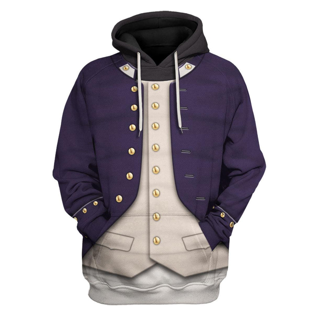 Oodiegang Midshipman-1806 Uniform All Over Print Hoodie Sweatshirt T-Shirt Tracksuit - DucG