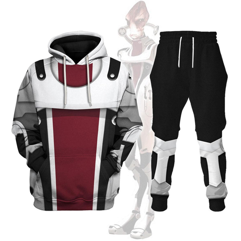 CustomsPig Mordin Solus Hoodie Sweatshirt T-shirt Sweatpants Outfit Cosplay Costumes - CustomsPig.com