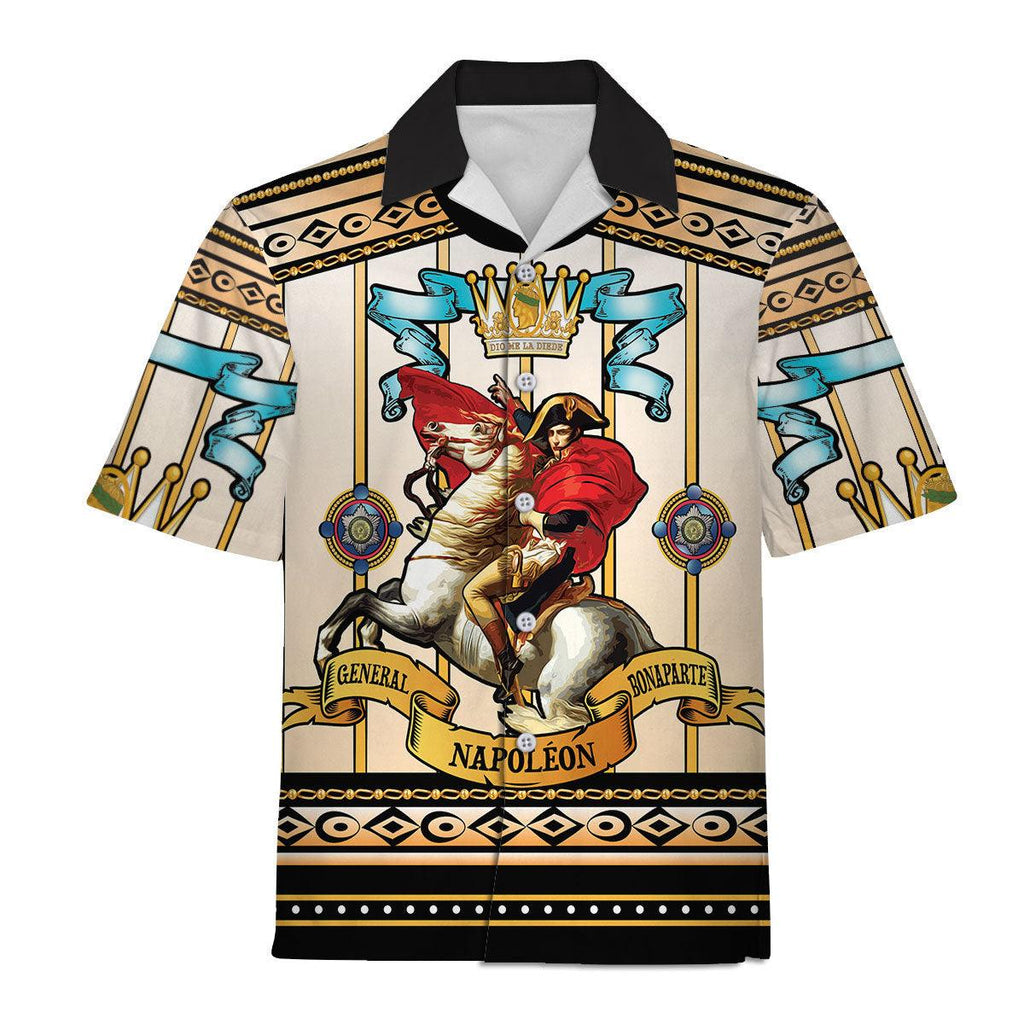 Oodiegang Napoleon Crossing The Alps Hawaiian Shirt - Oodiegang.com