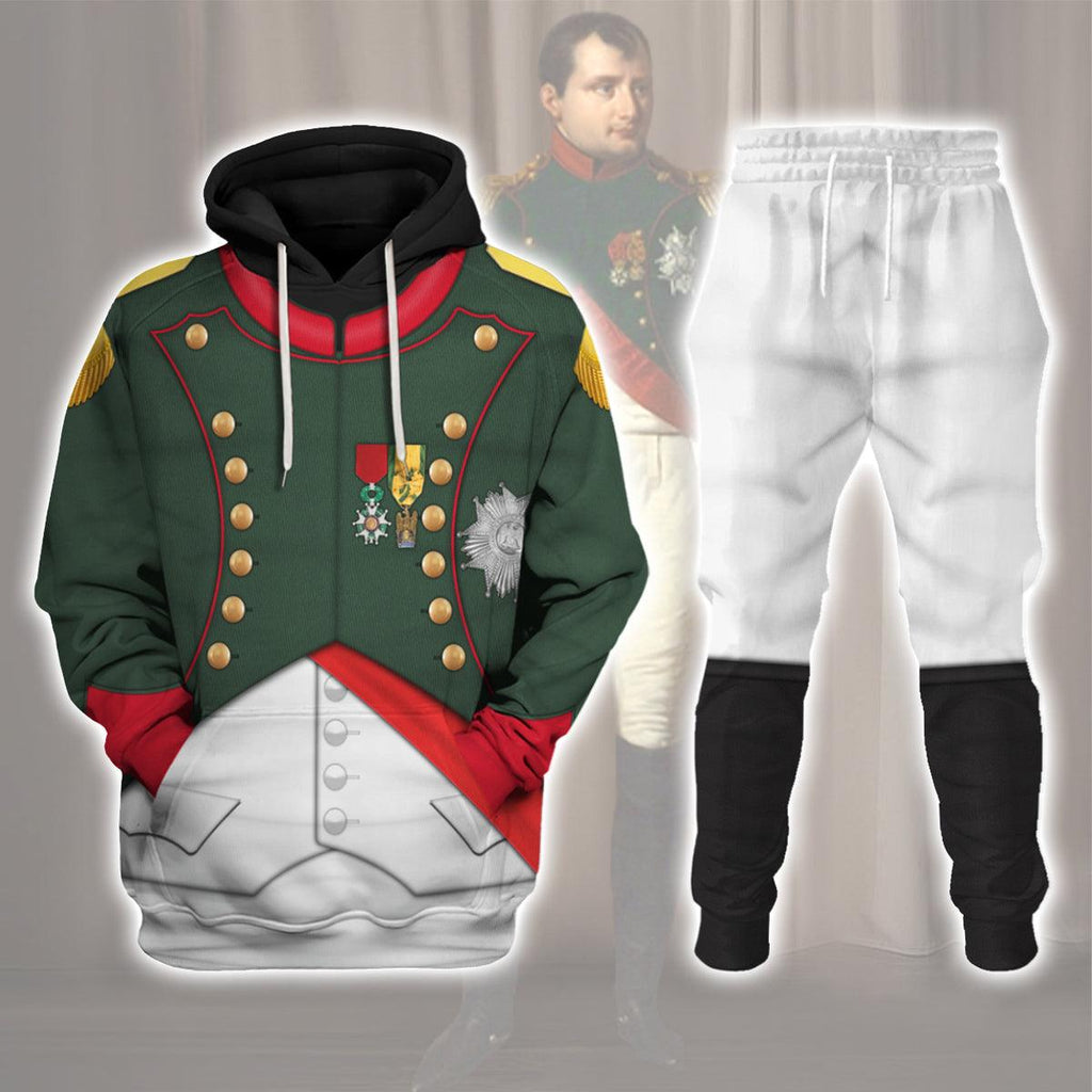 Oodiegang Napoleon I In His Chasseur Uniform All Over Print Hoodie Sweatshirt T-Shirt Tracksuit - Oodiegang.com