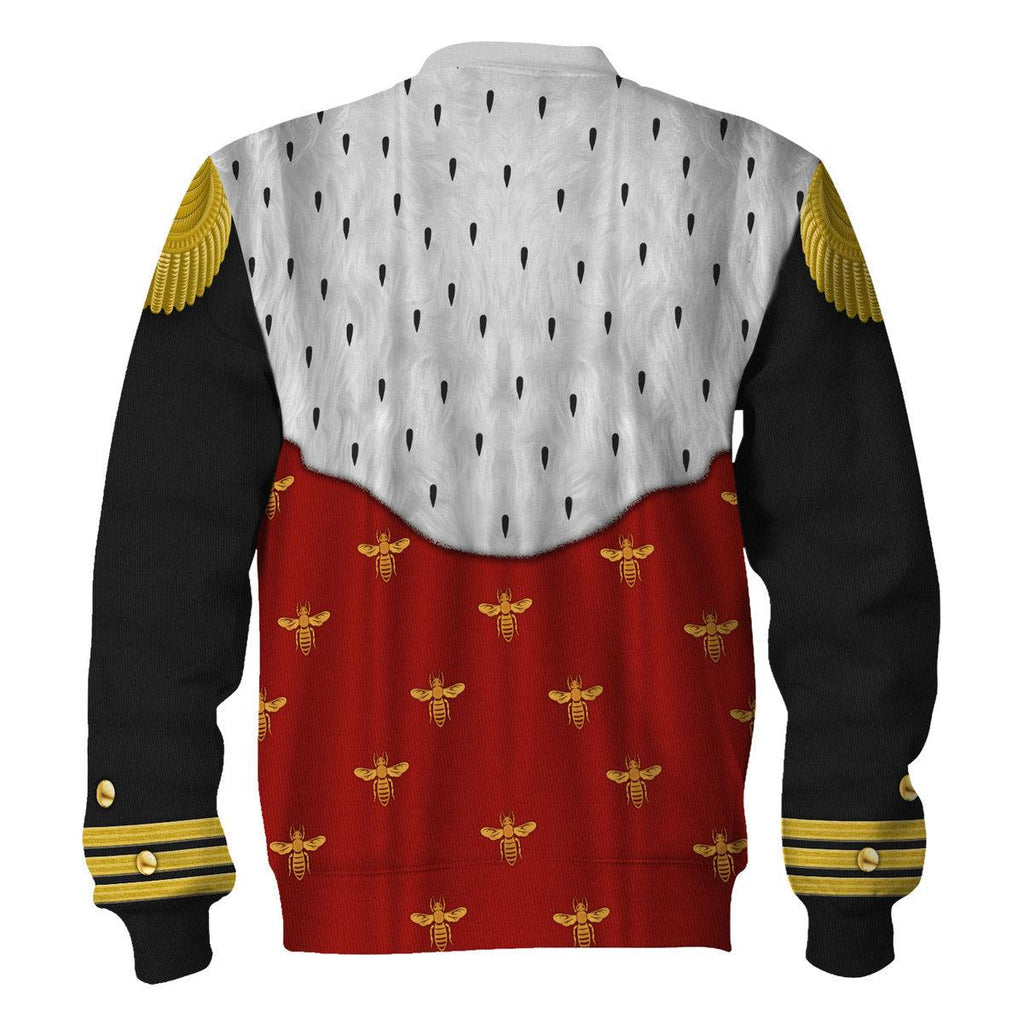 Oodiegang Napoleon III in Coronation Robes Uniform All Over Print Hoodie Sweatshirt T-Shirt Tracksuit - Oodiegang.com