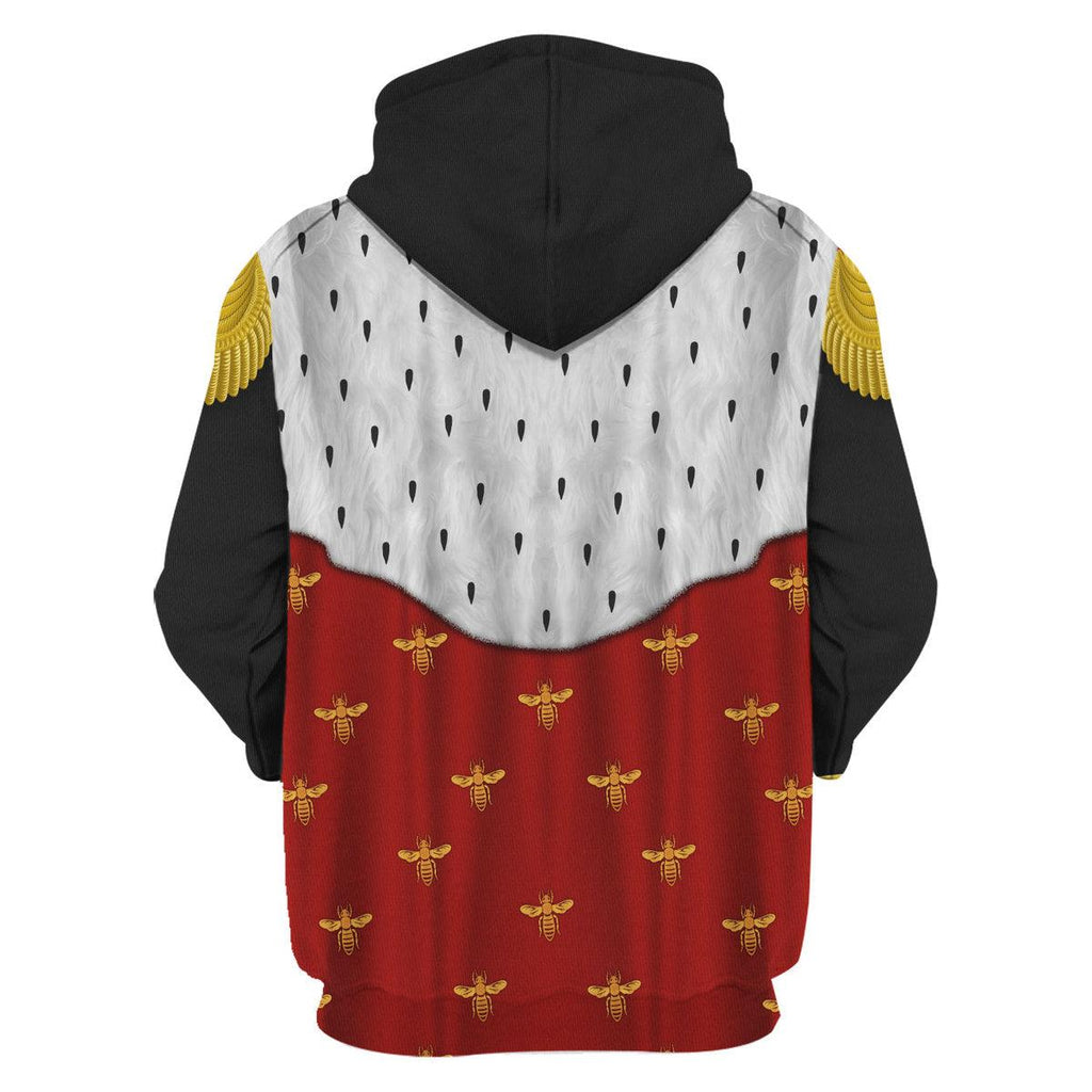 Oodiegang Napoleon III in Coronation Robes Uniform All Over Print Hoodie Sweatshirt T-Shirt Tracksuit - Oodiegang.com