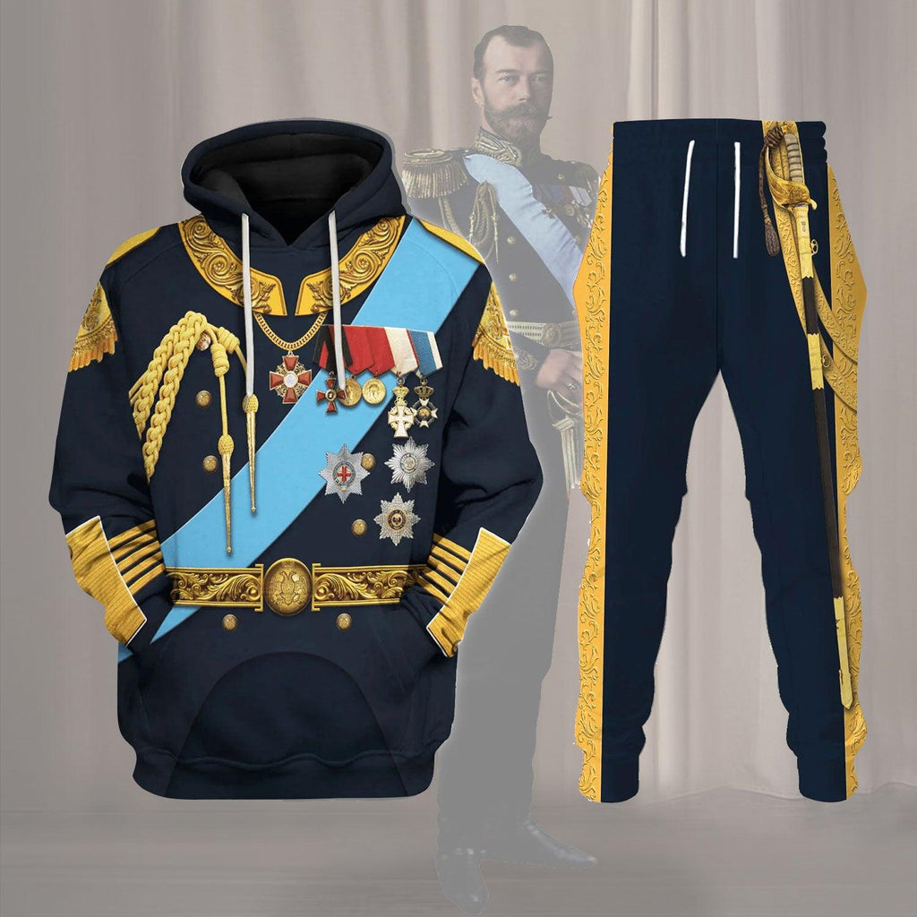 OodieGang Nicholas II of Russia Costume Hoodie Sweatshirt T-Shirt Tracksuit - OodieGang.com