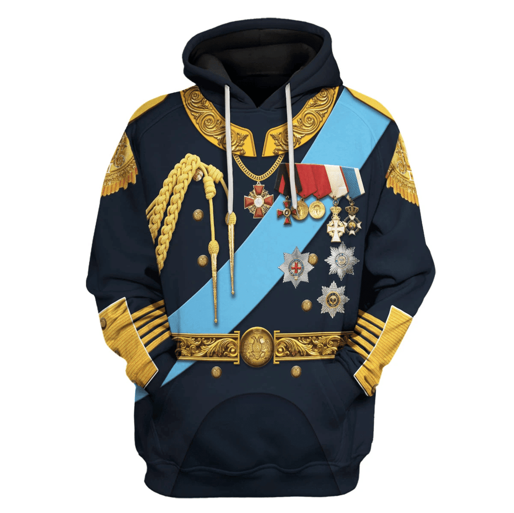 OodieGang Nicholas II of Russia Costume Hoodie Sweatshirt T-Shirt Tracksuit - OodieGang.com