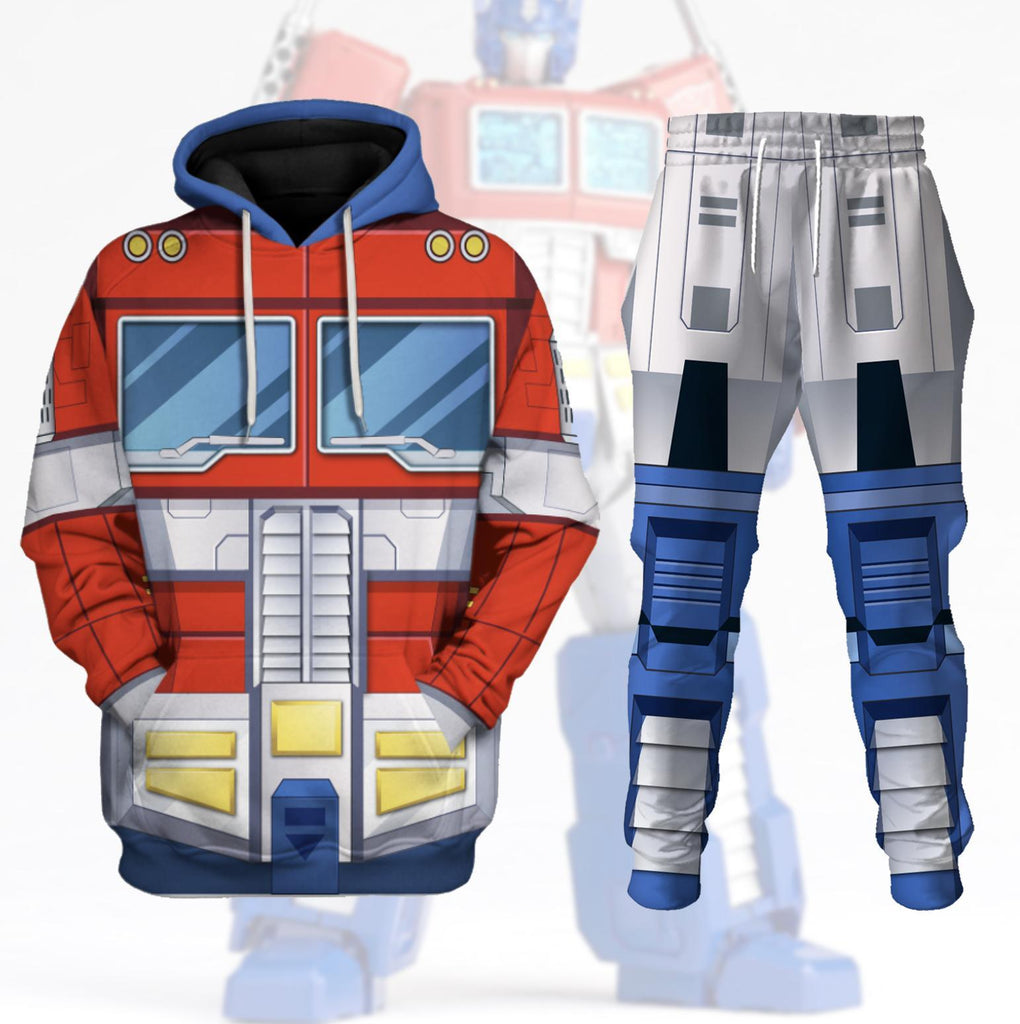 OodieGang Optimus Prime Costume Cosplay Hoodie Tracksuit - OodieGang