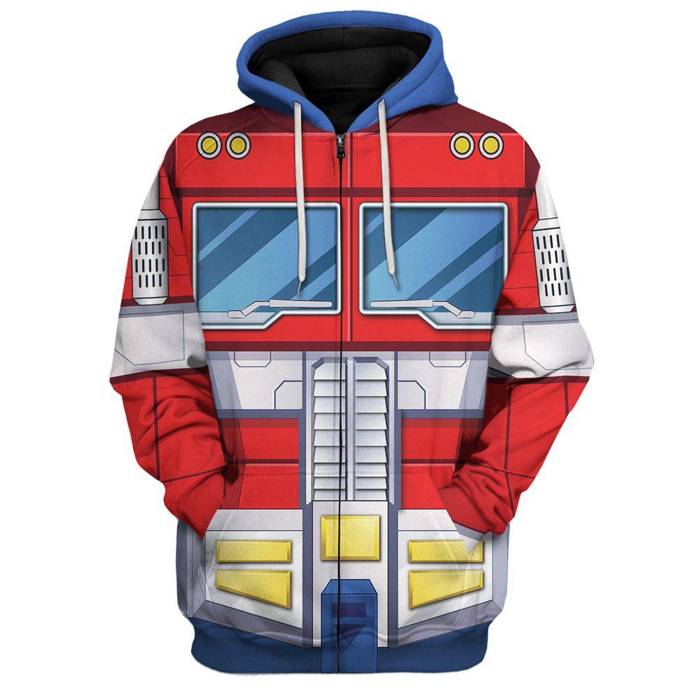 OodieGang Optimus Prime Costume Cosplay Hoodie Tracksuit - OodieGang