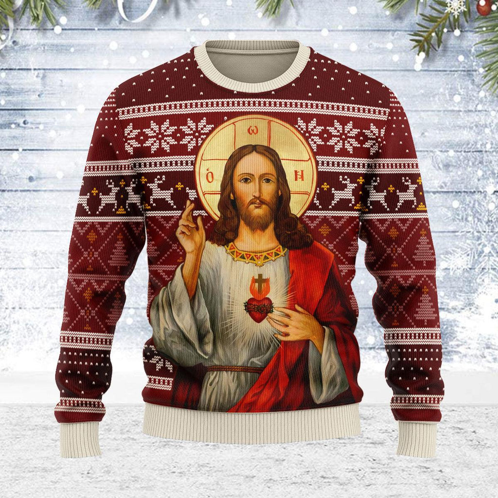 OodieGang Orthodox Jesus Christmas Sweater - OodieGang.com