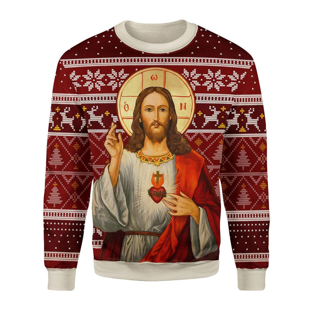 OodieGang Orthodox Jesus Christmas Sweater - OodieGang.com