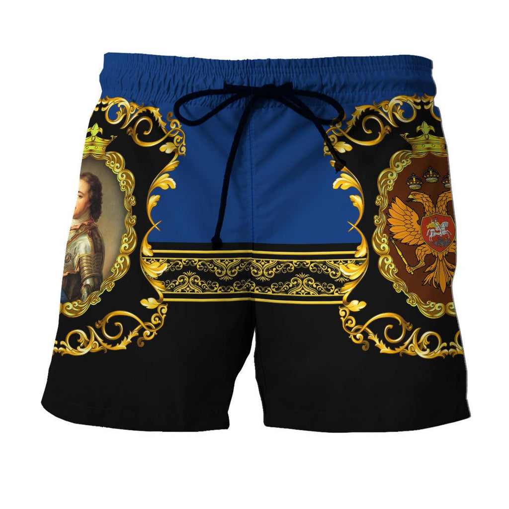 Oodiegang Peter the Great Hawaiian Shirt Polo Shirt Beach Shorts - Oodiegang.com