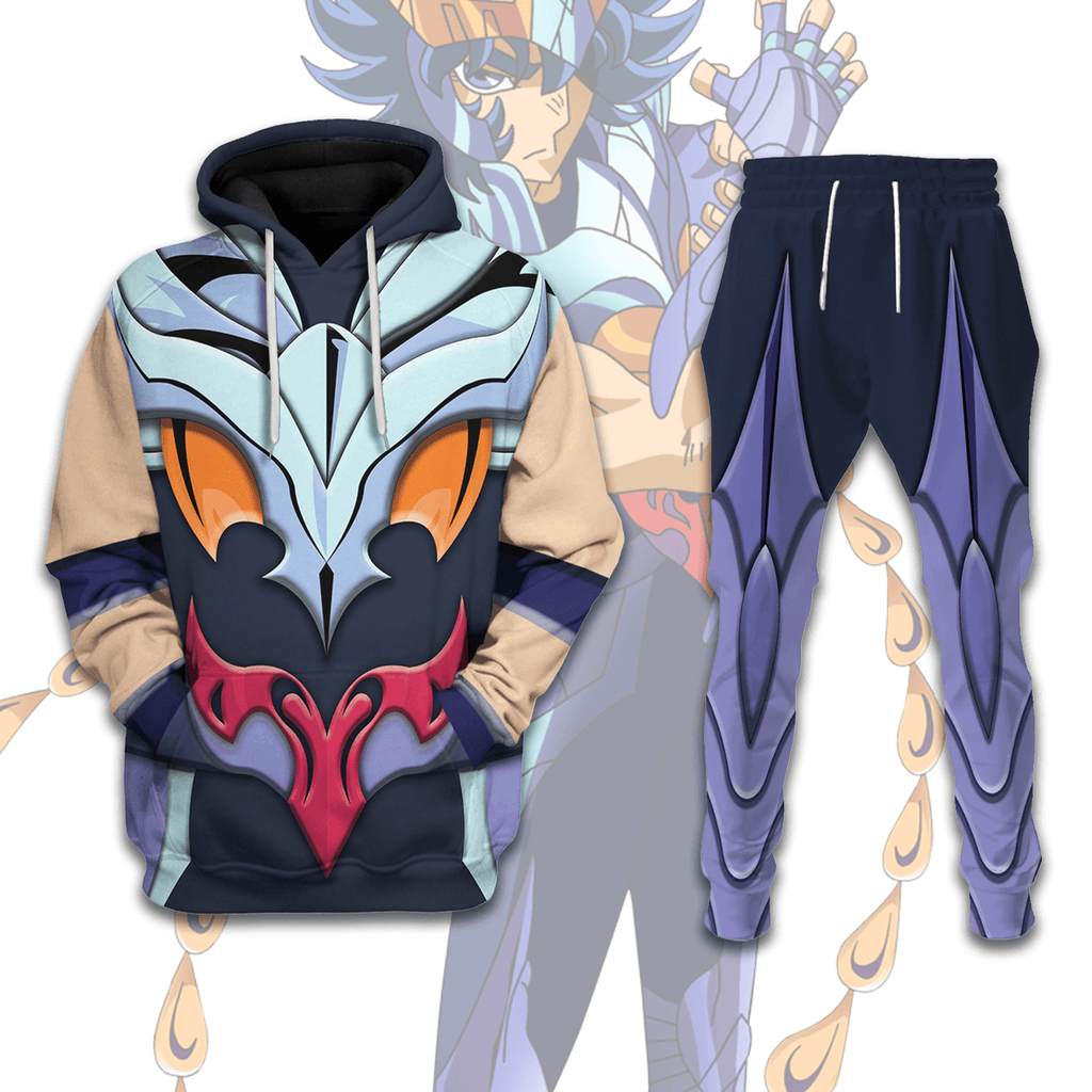 Oodiegang Phoenix Ikki Omega Saint Seiya Costume Hoodie Sweatshirt T-Shirt Tracksuit - DucG