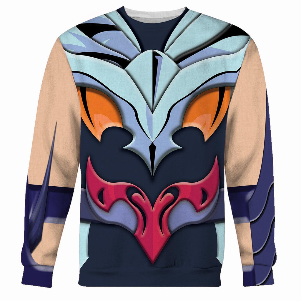 Oodiegang Phoenix Ikki Omega Saint Seiya Costume Hoodie Sweatshirt T-Shirt Tracksuit - DucG