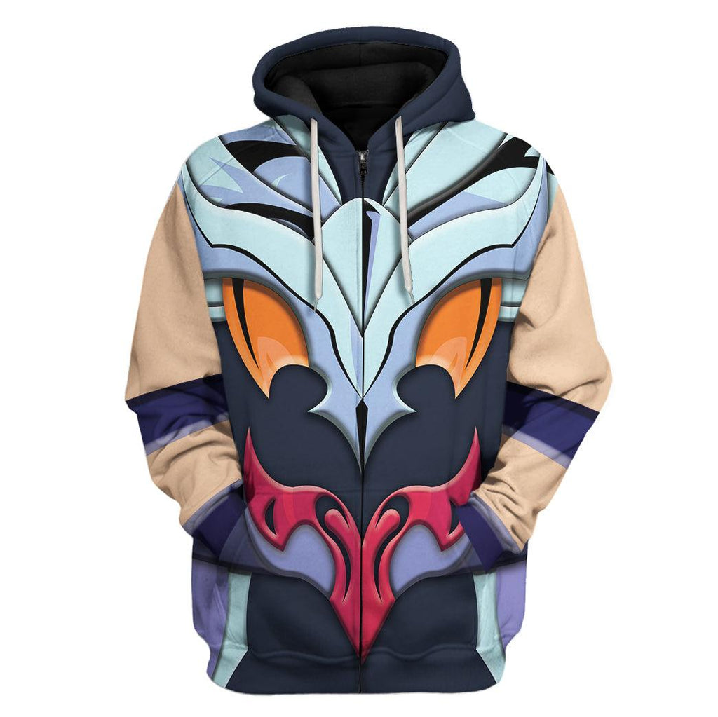 Oodiegang Phoenix Ikki Omega Saint Seiya Costume Hoodie Sweatshirt T-Shirt Tracksuit - DucG