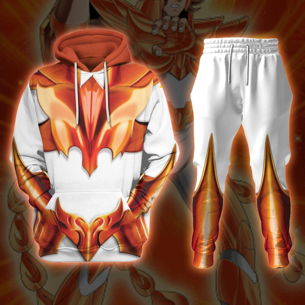 Oodiegang Phoenix Ikki Saint Seiya Costume Hoodie Sweatshirt T-Shirt Tracksuit - DucG