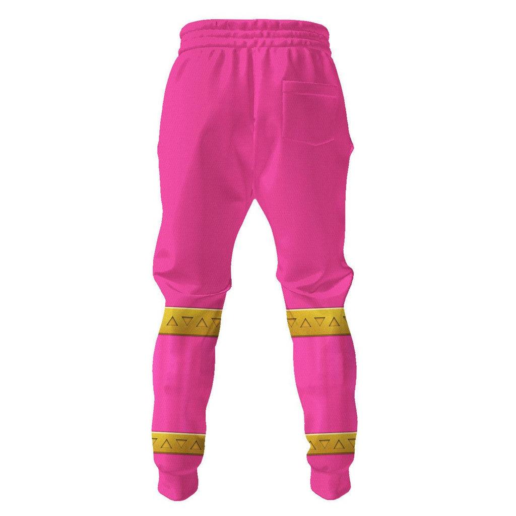 OodieGang Pink Amelia Ranger Dino Fury Hoodies Sweatshirt T-Shirt Zip Hoodies Sweatpants - OodieGang.com