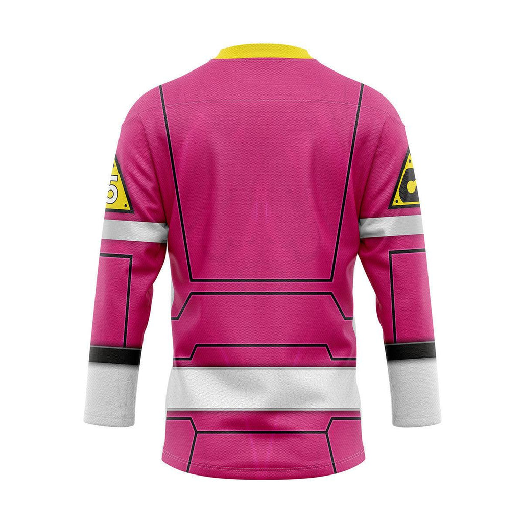 OodieGang Pink Power Rangers Turbo Hockey Jersey - OodieGang.com