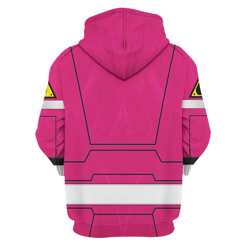 OodieGang Pink Power Rangers Turbo Hoodies Sweatshirt T-shirt Hawaiian Tracksuit - OodieGang.com