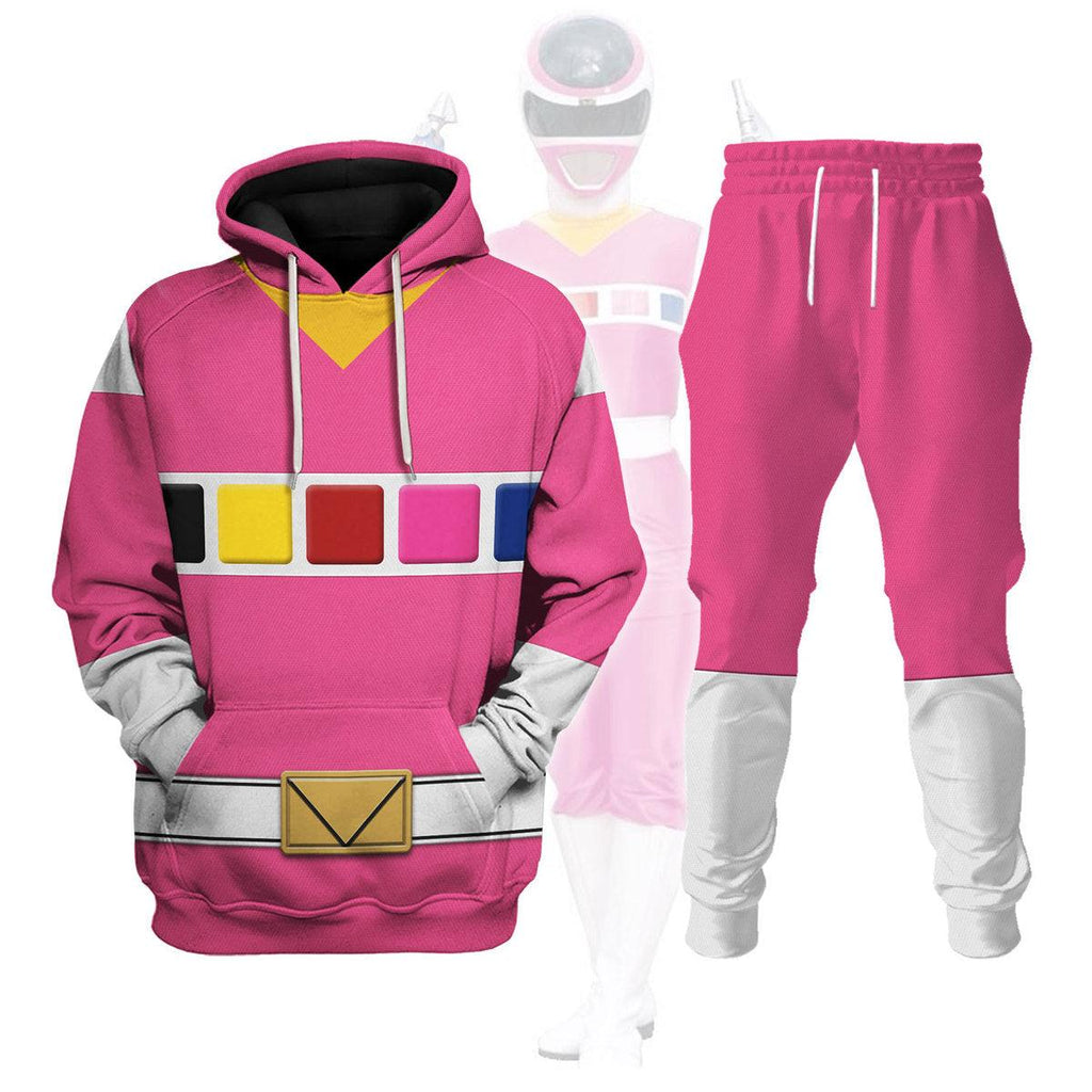 OodieGang Pink Space Ranger Hoodies Sweatshirt T-shirt Hawaiian Tracksuit - OodieGang.com