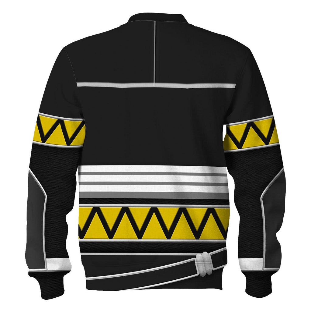 Oodiegang Power Rangers Lost Galaxy Black Costume Hoodie Sweatshirt T-Shirt Tracksuit - Oodiegang.com