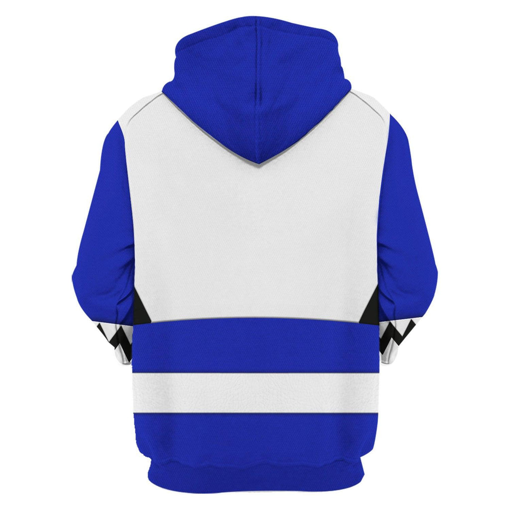 OodieGang Power Rangers Lost Galaxy Blue Costume Hoodie Sweatshirt T-Shirt Tracksuit - OodieGang.com