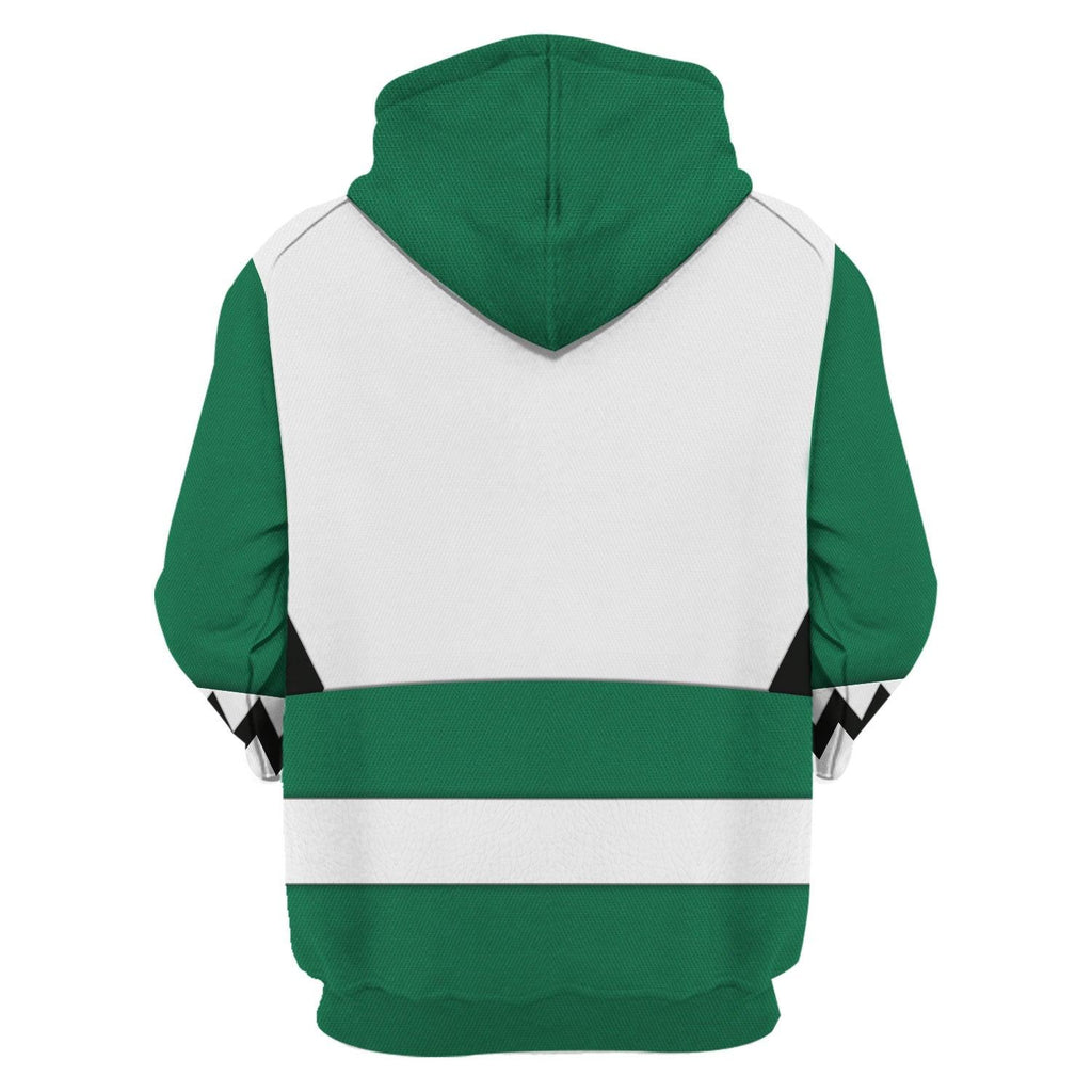 OodieGang Power Rangers Lost Galaxy Green Costume Hoodie Sweatshirt T-Shirt Tracksuit - OodieGang.com