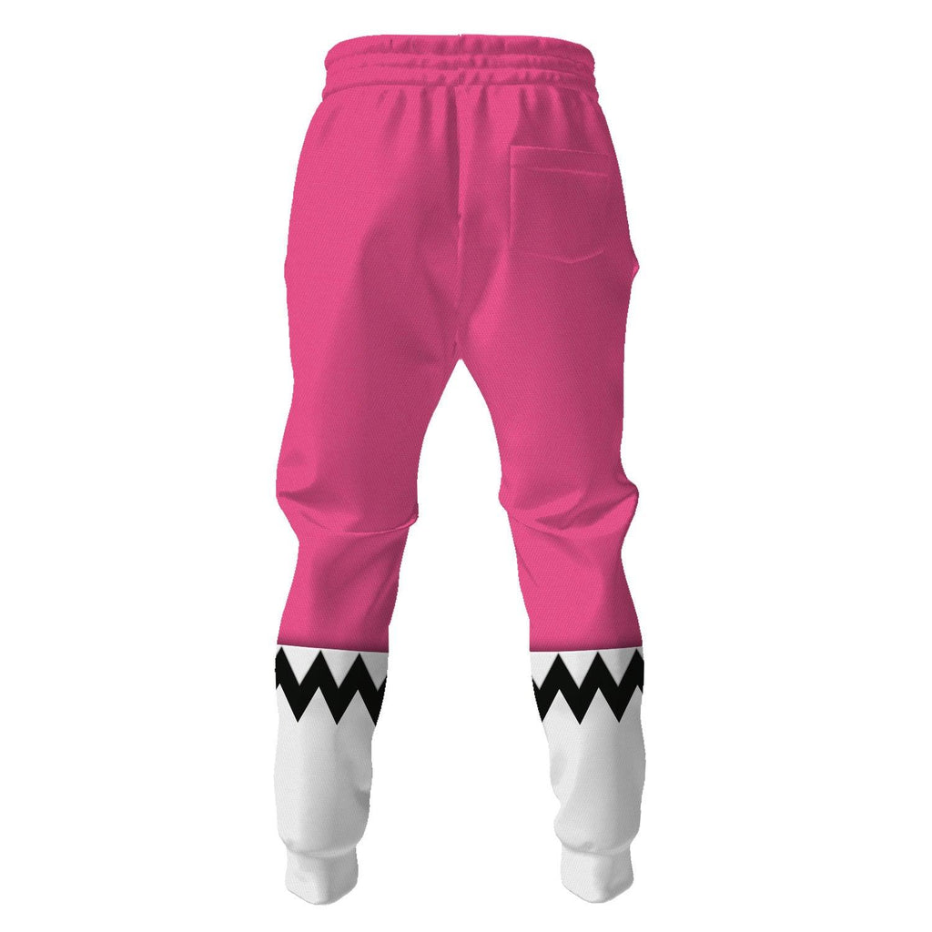 OodieGang Power Rangers Lost Galaxy Pink Costume Hoodie Sweatshirt T-Shirt Tracksuit - OodieGang.com