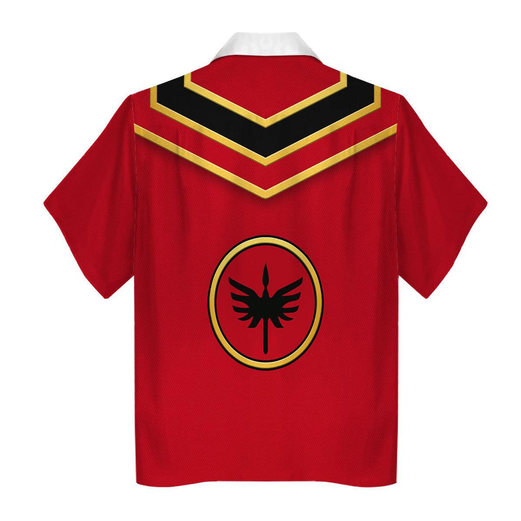 OodieGang Power Rangers Mystic Force (2006) Red Costume Hoodie Sweatshirt T-Shirt Tracksuit - OodieGang.com