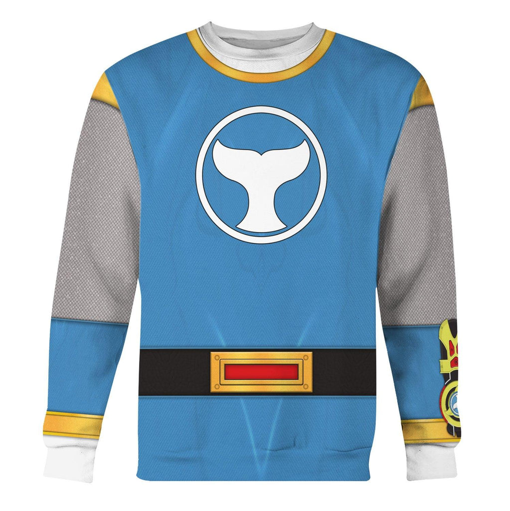 OodieGang Power Rangers Ninja Storm Blue Ranger Hoodies Sweatshirt T-shirt Hawaiian Tracksuit - OodieGang.com