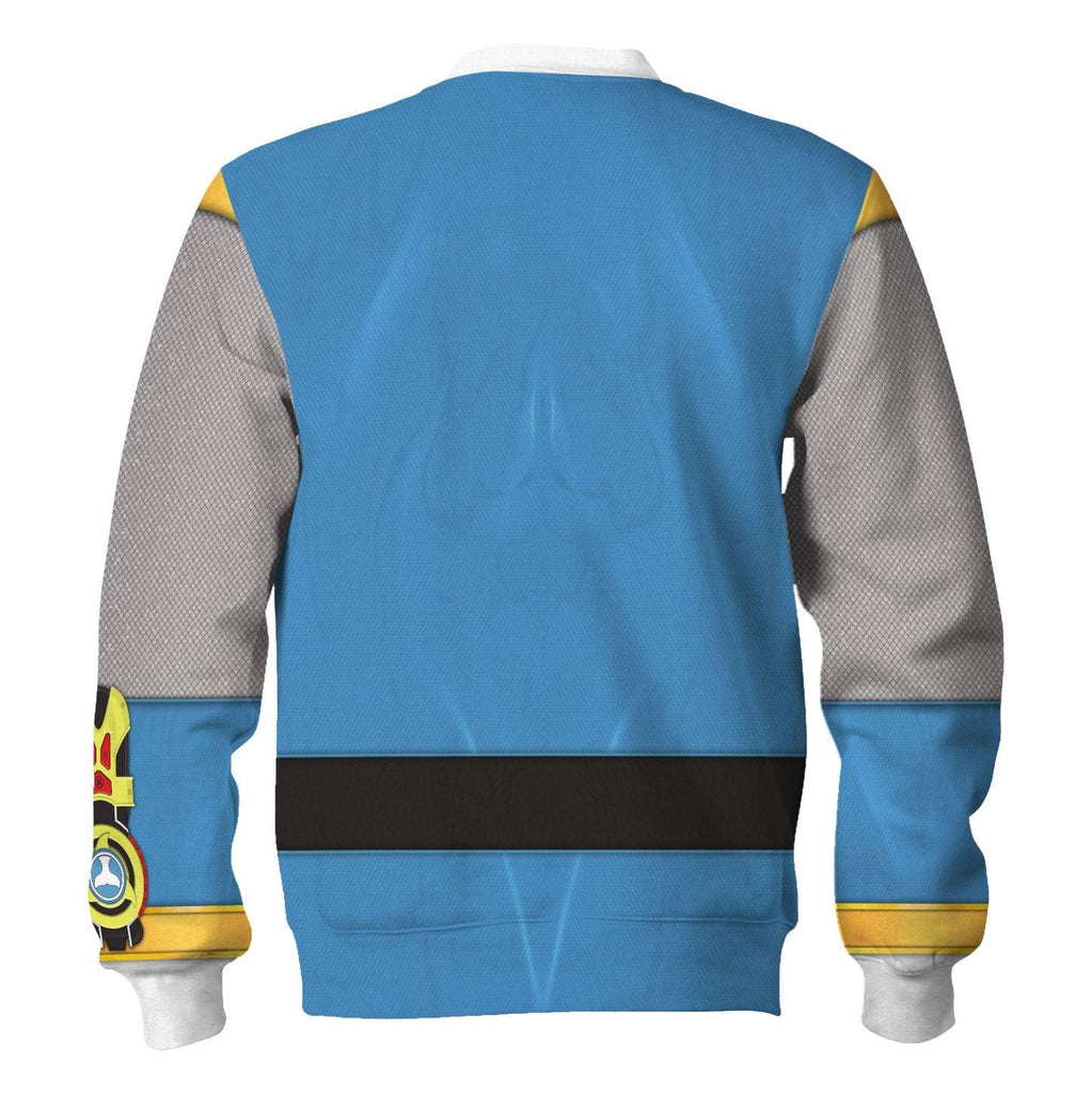 OodieGang Power Rangers Ninja Storm Blue Ranger Hoodies Sweatshirt T-shirt Hawaiian Tracksuit - OodieGang.com