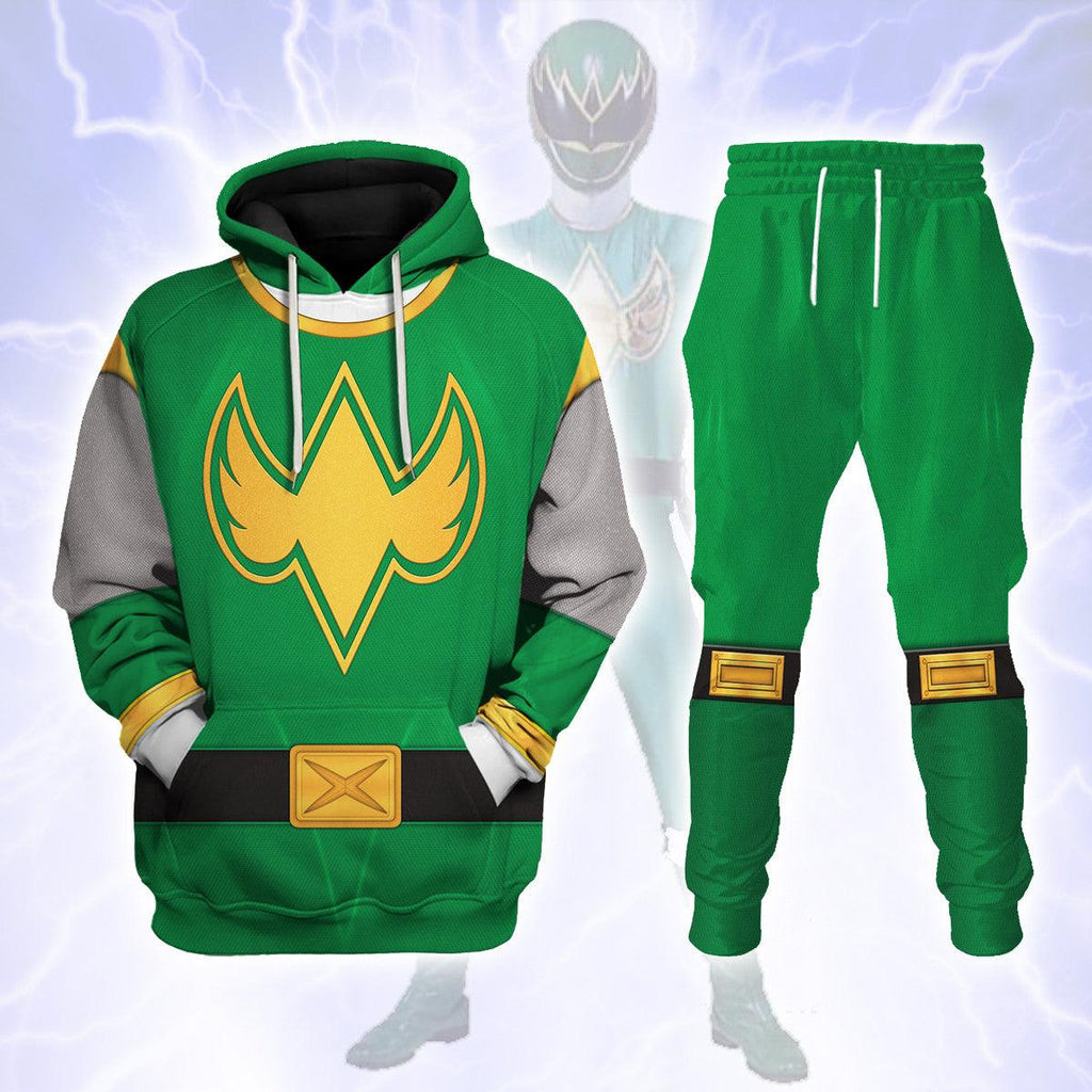 OodieGang Power Rangers Ninja Storm Green Ranger Hoodies Sweatshirt T-shirt Hawaiian Tracksuit - OodieGang.com