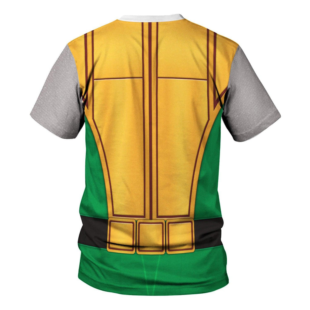 OodieGang Power Rangers Ninja Storm Green Samurai Ranger Hoodies Sweatshirt T-shirt Hawaiian Tracksuit - OodieGang.com