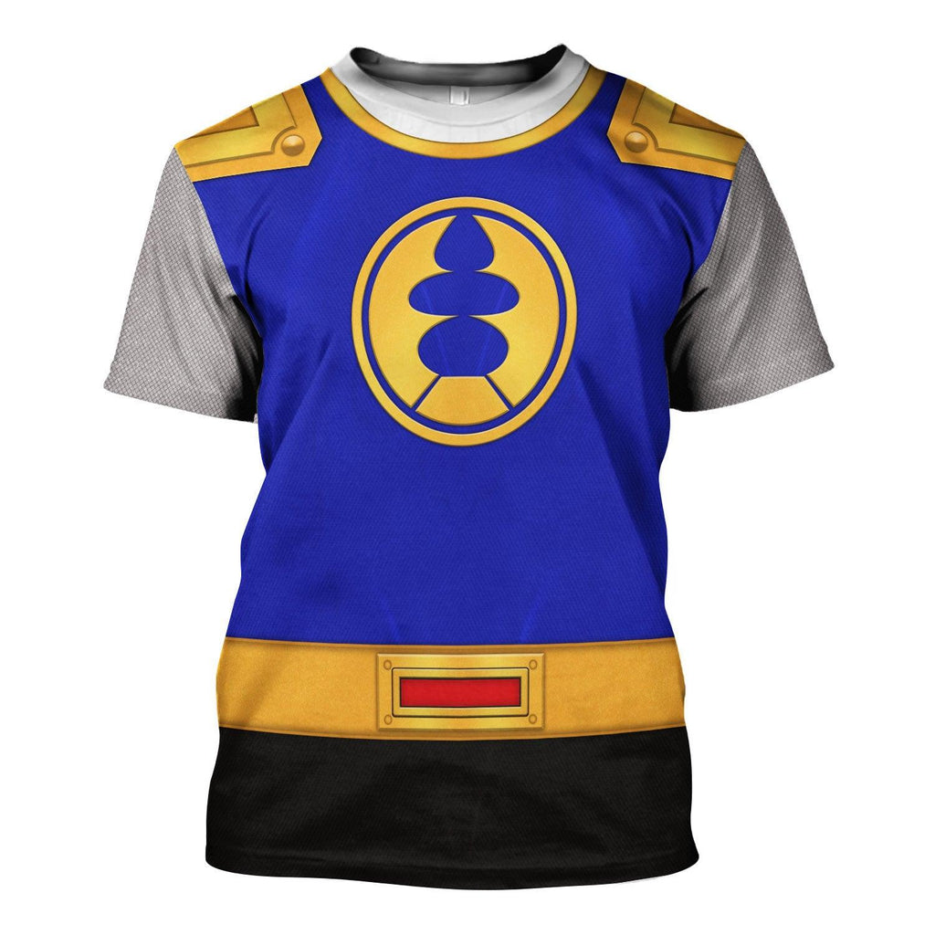 OodieGang Power Rangers Ninja Storm Navy Thunder Ranger Hoodies Sweatshirt T-shirt Hawaiian Tracksuit - OodieGang.com