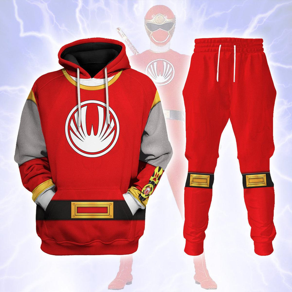 Red Ranger Track Suit MakerHuman.com | Roar into Action: Power Rangers Ninja Storm Cosplay ...